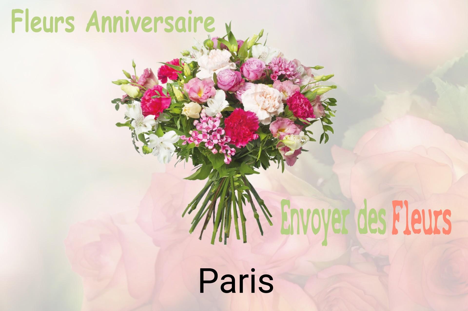 Bouquet de fleurs d’anniversaire livré à Paris