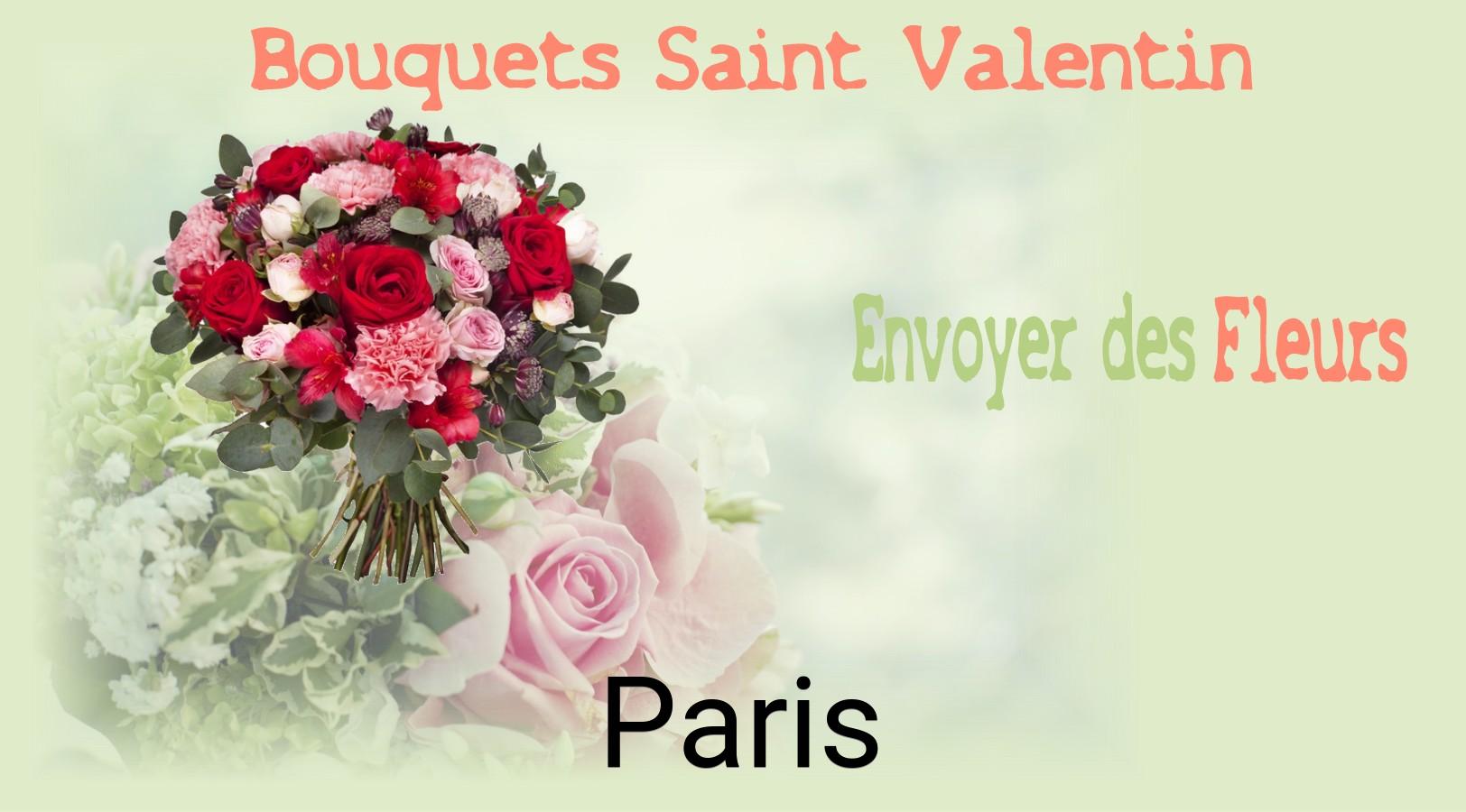 Roses de Saint-Valentin livrées à Paris